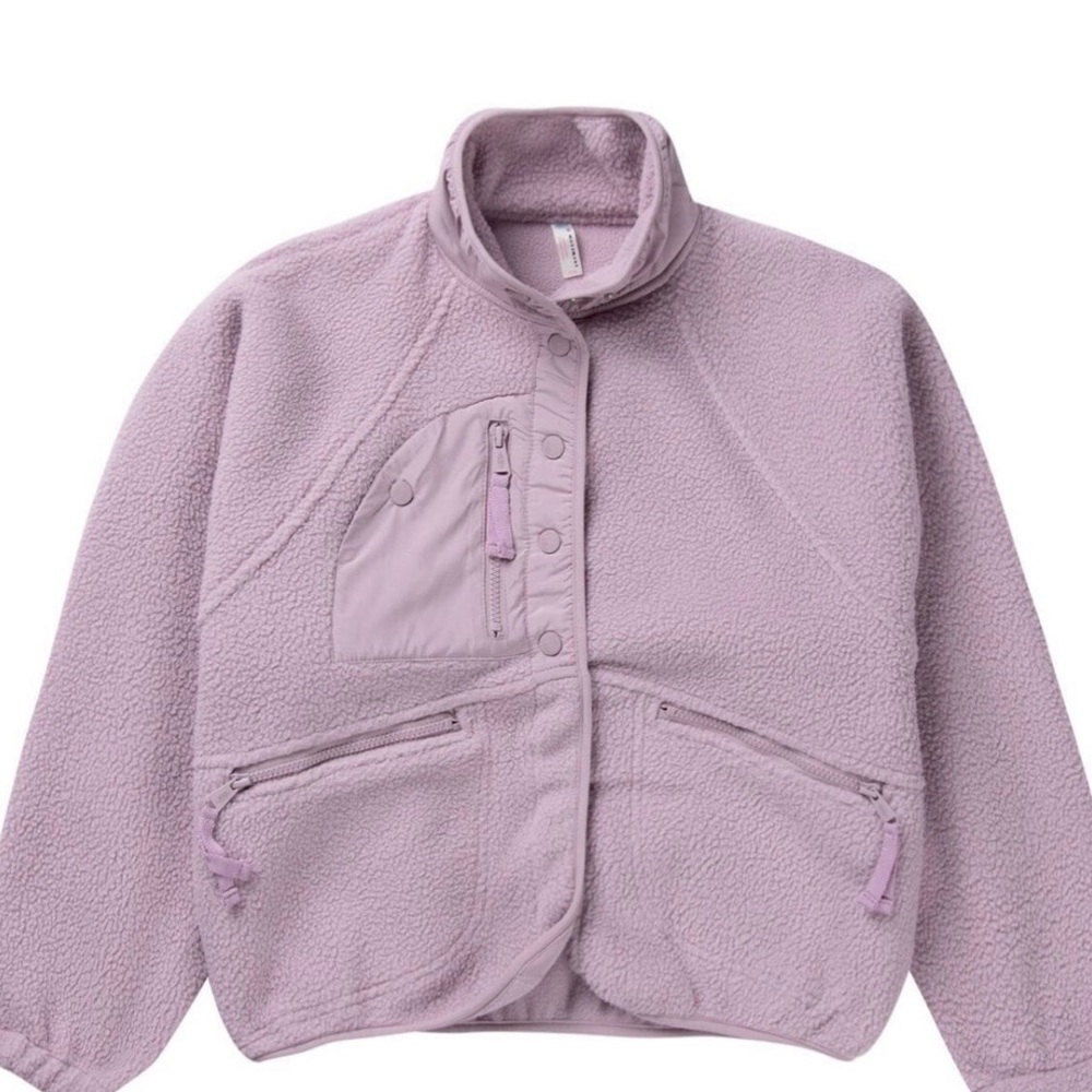 Free people hit the slopes fleece jacket